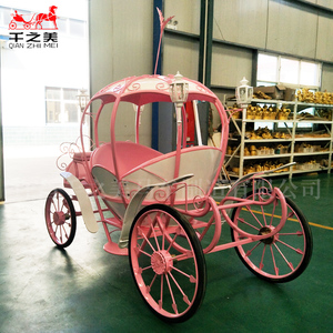 Qianzhimei 2024, superventas, carro de Bodas de acero eléctrico, pequeño sueño rosa, calabaza, Princesa, coche, cuento de hadas, <span class=keywords><strong>Cenicienta</strong></span> - Product Image 4