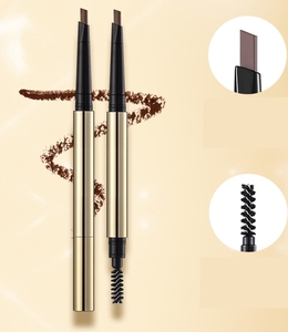 Crayon à sourcils triangulaire ultra-fin imperméable à base de plantes en argent OEM avec logo privé - Product Image 4