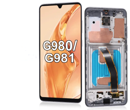 TFT Lcd Assembly Screen With Frame for Samsung Galaxy S20 SM-G981B/DS G980F G981F Lcd with Frame Assembly