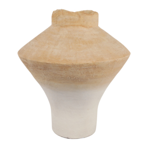 Vaso in terracotta a forma di campana contemporaneo per l'arredamento del soggiorno, da tavolo o per l'ufficio, complemento d'arredo transizionale - Product Image 5