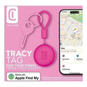 Traceur intelligent TRACY Tag conçu pour iOS Rose BTTRACYTAGP - Product Image 2