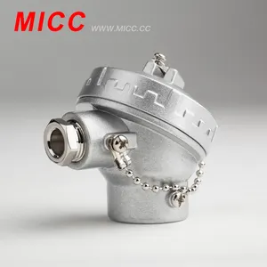 Kepala Termokopel MICC KNE, dengan Sensor Suhu Tinggi Blok Konektor Keramik