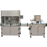 Guangzhou Fabrikası Otomatik Sıvı Dişli/Döner/Pistonlu Pompa Dolum ve Kutu Kapama Üretim Hattı (Sos/Yağ/Marmelat için)
