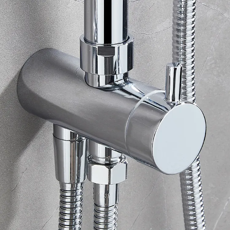 Accessori bagno SANIPRO in acciaio inox sistema di rubinetto per bagno doccia Set colonna con soffione doccia portatile