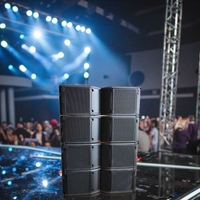 Enceinte double Line Array de 8 pouces Amplificateurs d'équipement Système de sonorisation Enceintes professionnelles passives Line Array Cabinet