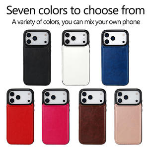 <span class=keywords><strong>Custodia</strong></span> in pelle di alta gamma per iPhone 17 <span class=keywords><strong>Pro</strong></span> Max, con <span class=keywords><strong>11</strong></span> slot per carte, motivo Crazy Horse, per <span class=keywords><strong>Apple</strong></span> 17, in promozione - Product Image 2