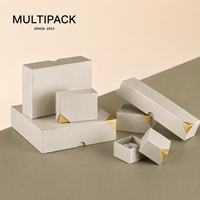 Ensemble d'emballages de bijoux de luxe sur mesure, collection de boîtes cadeaux haut de gamme pour bagues, colliers, bracelets, boucles d'oreilles, emballage OEM ODM