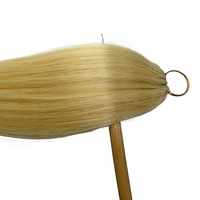 Nouveau design, 100% cheveux péruviens, pointe H6, fil tissé, non traité, Remy, décoloré, ligne de cheveux invisible effet plume, double trame machine, crochet