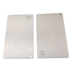 Petit disque d'affûtage CBN double face, grain 350, disque abrasif carré en maille - Product Image 1