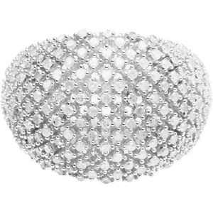 Anillo de Diamantes Jewelspaark, 1.69 Cttw, Corte Redondo, Blanco Natural, Plata de Ley 925, Joyería de Compromiso para Mujer - Product Image 4