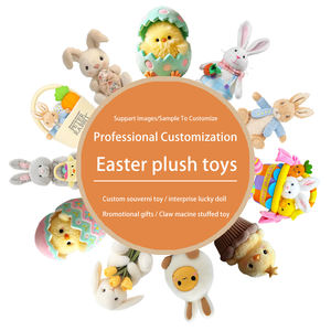 Peluche Personalizzati per Pasqua, Creativi Coniglietti e Pulcini Pasquali, Uova di Peluche, Bambole Pasquali Personalizzate - Product Image 1