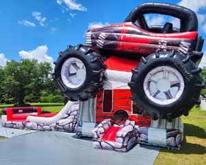 Castillo Inflable, Brincolín Inflable <span class=keywords><strong>Happy</strong></span> <span class=keywords><strong>Hop</strong></span>, Castillo Inflable con Diseño de Camioneta Monstruo, Brincolín Inflable - Product Image 4