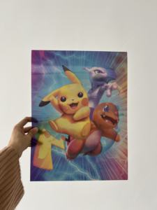 Carte plastique lenticulaire 3D effet animation Demon Slayer 1000 Designs <span class=keywords><strong>Nezuko</strong></span>/Tanjirou/Zenitsu, décoration murale, effet dégradé, MEIXIANG - Product Image 4