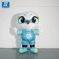 Personnalisation gonflable de mascotte de personnage de dessin animé gonflable d'oiseau de dessin animé