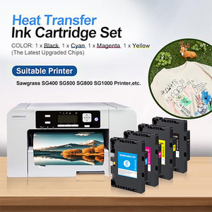 Sawgrass SG500 SG1000 Compatible Ink Cartridge with APX Disposable Chip Sublimation Ink for polyester fabric banner transfer - Product Image 3