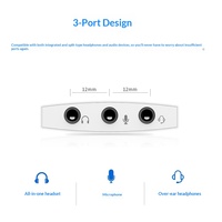 Carte son externe USB 3 ports, design 7.1 canaux, sans pilote, pour ordinateurs de bureau, compatible PS4, normes américaines et chinoises