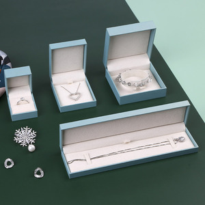 Boîtes à bijoux rectangulaires personnalisées Boyang avec rabat ouvert pour emballer des bagues et des colliers - Product Image 6