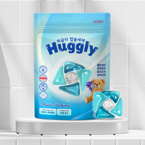 Cápsulas de Lavandería Huggly 10 en 1 Directo de Fábrica, Aroma Perfumado Místico, Extra Concentrado, Limpieza Profunda, Dosis para Familias Grandes - Product Image 1