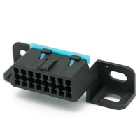 Factory Price OBD II - Diagnostic Female Socket 16 Way Black Female Connector - 12110250