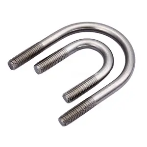 DIN3570 304 In Acciaio Inox 316 Curva U-Bolt M10-M24 bullone dado macchina di produzione