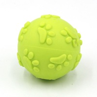 Jouet sonore élastique en TPR pour chien, motif patte, pour l'entraînement aquatique et le nettoyage des dents, idéal pour Corgi