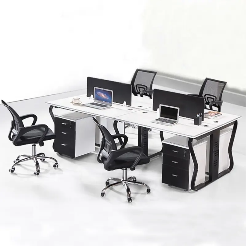 Thiết kế hiện đại bằng gỗ giá rẻ nhân viên văn phòng đồ nội thất bảng nhỏ bàn điều hành cho máy tính sử dụng cho văn phòng điều hành