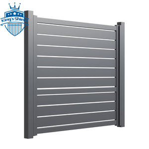 Extérieur <span class=keywords><strong>pas</strong></span> <span class=keywords><strong>cher</strong></span> décoratif métal aluminium 6x8 pieds noir intimité clôture panneaux écran idées - Product Image 2