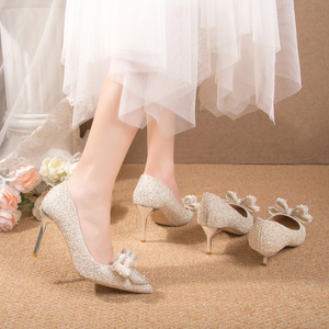 Venta Directa de Fábrica, Zapatos de Tacón Alto Blancos Elegantes y Sofisticados para Novia - Product Image 5