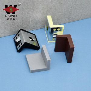 Support mural en métal et plastique en forme de L pour armoire Disiwei, connecteur d'angle pour étagères de meubles - Product Image 1