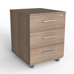 Meuble de rangement mobile moderne sous bureau avec serrure à clé et panneau de conception élégante pour atelier, chambre, bureau à domicile, école, hôtel - Product Image 1
