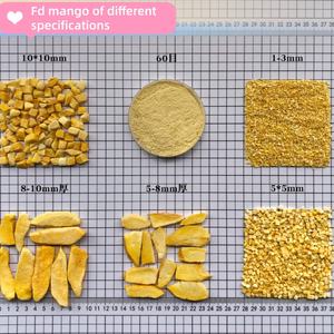 FYFD004F Tranches de mangue lyophilisées Sweet FD 8-10mm Emballage sous vide en vrac 12 mois de durée de conservation en gros - Product Image 2