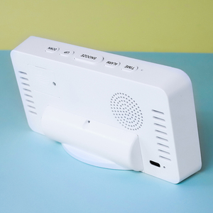 Horloge numérique LED intelligente de bureau, surface <span class=keywords><strong>miroir</strong></span> atomique, réveil, heure électronique, date, température intérieure, <span class=keywords><strong>3</strong></span> ensembles, utilisation à domicile, chambre à coucher - Product Image 6