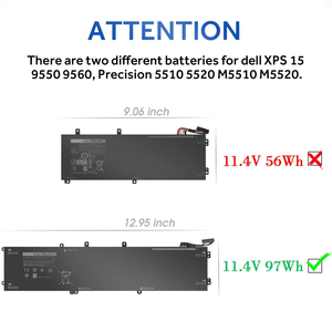 <span class=keywords><strong>Dell</strong></span> — Batterie de précision pour ordinateur portable, 5510/5520/5530 <span class=keywords><strong>M5510</strong></span>/M5520 - Product Image 3