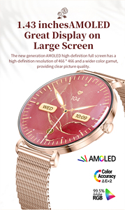 Reloj Inteligente 2025 V85 con Llamadas Inalámbricas, <span class=keywords><strong>6</strong></span> Estilos de Menú, Gestión del Ciclo Menstrual, Múltiples Modos Deportivos, Resistente al Agua, Relojes Inteligentes para Mujer - Product Image 2