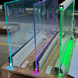 Projet de bâtiment commercial, garde-corps en verre extérieur, balcon, terrasse, main courante, canal en U, verre de 12 à 20 mm, balustrade en verre, clôture en verre, garde-corps en verre - Product Image 2