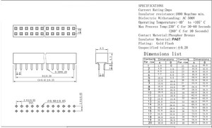Componenti Elettronici con Passo 2mm 1.27 3.2 1.0 2.0 2.54, Connettori a Pin Singolo e Doppio, Maschio e Femmina, Accessori - Product Image 2