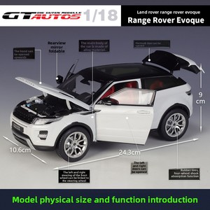 Welly GTA <span class=keywords><strong>1</strong></span>:<span class=keywords><strong>18</strong></span> Land Rover Range Rover <span class=keywords><strong>Evoque</strong></span>, Modelo de SUV de Aleación Fundida a Presión con Piezas Abatibles, para Coleccionistas, Regalo, Venta al Por Mayor - Product Image 3