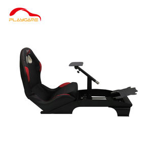 Sim Racing Simulator Cockpit <span class=keywords><strong>Silla</strong></span> para juegos con palanca de cambios Soporte de TV con modelo de asiento de simulador F1 - Product Image 5