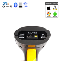 Lecteur de codes-barres sans fil Bluetooth JR 650w avec interface USB en stock, scanner de codes-barres 1D 2D QR