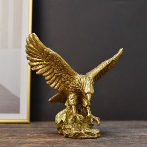 Nhà Máy Bán Buôn Đồ trang trí Nhựa săn bắn EAGLE thủ công mỹ nghệ động vật Quà Tặng Máy Tính Để Bàn đồ trang trí - Product Image 5