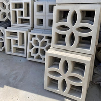 Matériaux de construction en gros de Chine : Bloc de clôture décoratif creux en béton