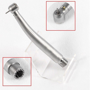 Proveedor Dental de fábrica Botón pulsador Tres pulverizadores LED Pieza de mano de alta velocidad Turbina de aire Pieza de mano dental 4 orificios para <span class=keywords><strong>dentista</strong></span> - Product Image 6