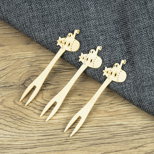 Palillos <span class=keywords><strong>de</strong></span> Bambú Desechables con Forma <span class=keywords><strong>de</strong></span> <span class=keywords><strong>Piña</strong></span> y Frutas para Niños, Venta al Por Mayor - Product Image 1