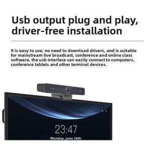 Camera hội nghị truyền hình SX-10 4K tích hợp trí tuệ nhân tạo - Webcam HD với Mic & Loa Điều khiển từ xa cho Windows/TV - Product Image 5