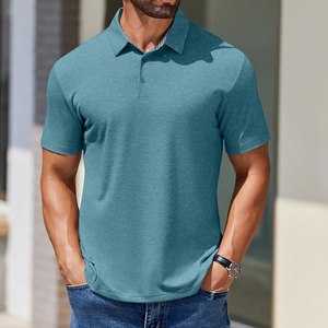 T-shirt Oxford Homme Élégant et Robuste, Design Uni, Collection Été, Basique, Importé, Séchage Rapide, Grande Taille - Product Image 6