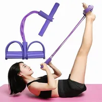MERRYBODY PVC/PC Peralatan Olahraga Ramah Lingkungan Berkualitas Tinggi Aksesoris Yoga Fitness Pilates Alat Bantu Tarik Duduk Resistance Band