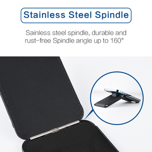 Le plus populaire complet personnalisé multifonction marron à deux volets RFID bloquant la mode forte porte-carte magnétique travail carte de crédit - Product Image 4