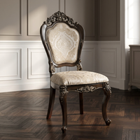 Chaise de salle à manger rembourrée moderne, durable et de haute qualité, avec pieds en bois, structure en rotin, assise en tissu NYXORA ATELIER, pour la maison, le bureau, les hôtels