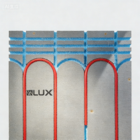 Panneau de chauffage radiant composite industriel LUX en fibre de verre/polystyrène/céramique, garantie 5 ans, température de fonctionnement de -50°C à 75°C
