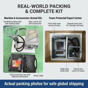 Faserlaser-Markiermaschine Preis Faserlaser-Graviermaschine für Metall Kunststoff Holz Unterstützt DXF PLT BMP AI DWG Grafik - Product Image 4